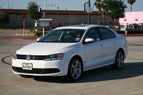 2012 volkswagen jetta tdi sedan 4-door manual 2.0l turbo diesel no reserve