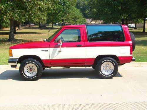 1989 ford bronco ii xlt plus sport utility 2-door 2.9l