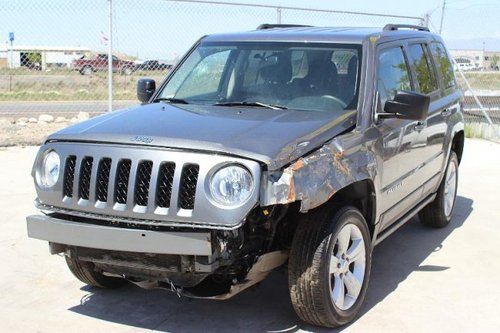 2012 jeep patriot latitude 4wd salvage repairable rebuilder only 15k miles runs!