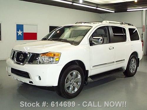 2010 nissan armada platinum sunroof nav dvd 20's 29k mi texas direct auto