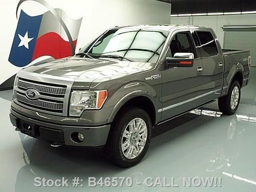 2010 ford f-150 platinum 4x4 sunroof nav rear cam 20's! texas direct auto
