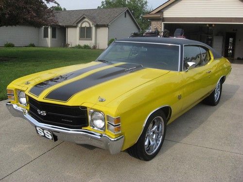 1971 chevrolet chevelle ss tribute 454ci 400hp  3 year old restoration resto-mod