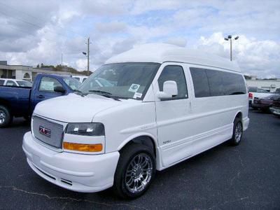 2012 gmc savana majestic ssx 9 passenger high top conversion van