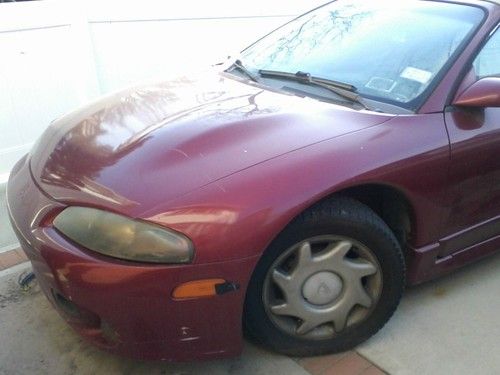 1997 mitsubishi eclipse spyder turbo 5 speed gst convertible 2-door 2.0l