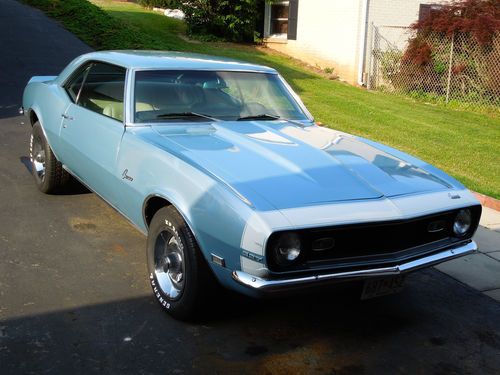 1968 camaro 327ci. factory air , factory custom interior , original console