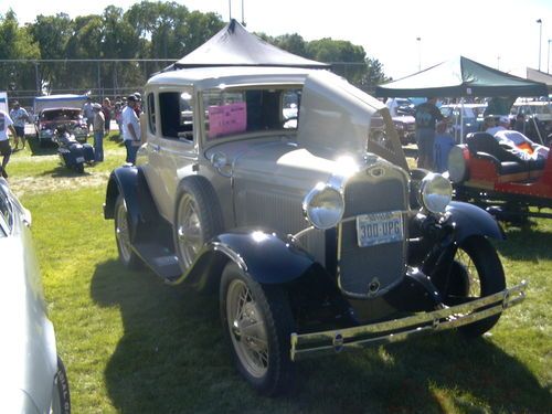 1930 model "a" coupe, original. ground-up restorationall steel