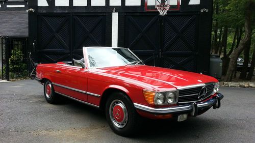 1973 mercedes benz 450sl convertible roadster classic nice driver