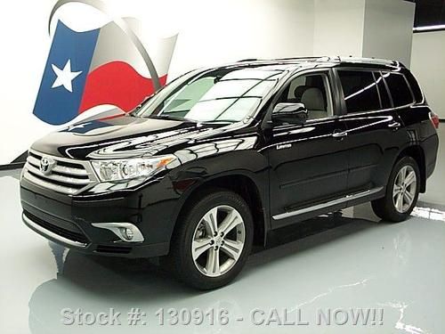 2012 toyota highlander ltd awd sunroof nav rear cam 10k texas direct auto