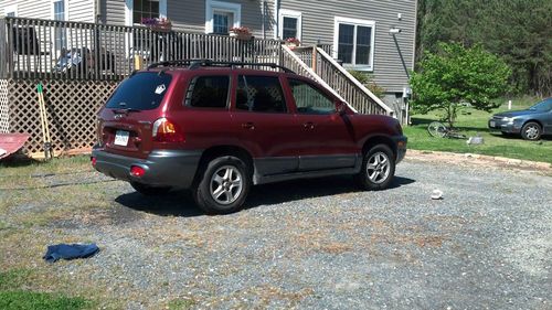 2004 hyundai santa fe gls sport utility 4-door 3.5l