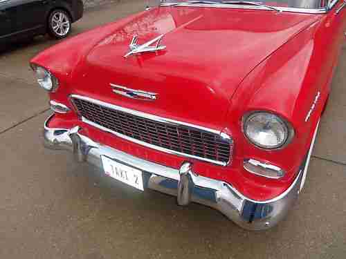 1955 Chevrolet 210 2 door sedan frame off restoration   LOW RESERVE, image 2