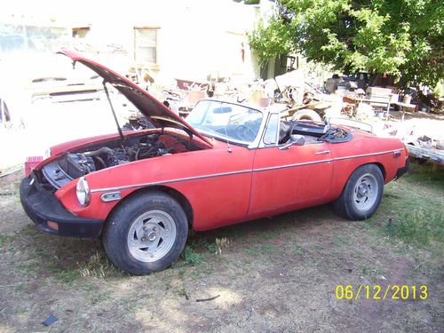 1979 mgb convertible v-6 231 buick street rod drag race rat rod modified custom