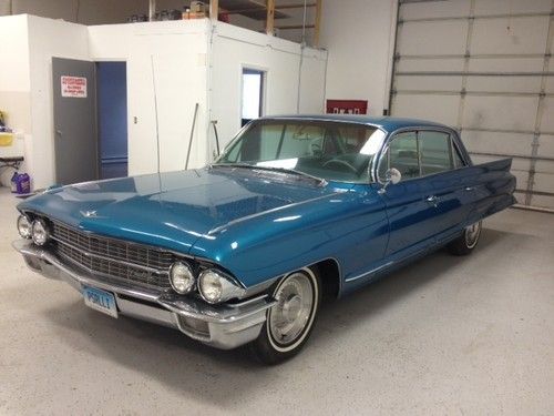 1962 cadillac deville 4-door 6-window 390ci