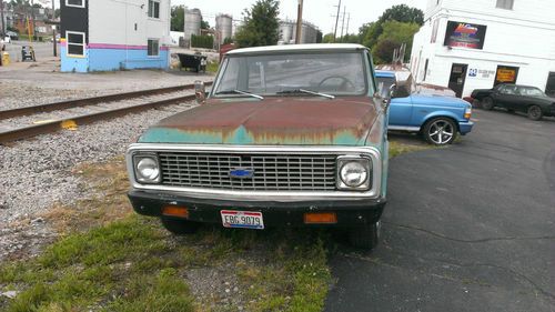 1972 chevy c10 1/2 ton truck hot rat rod original paint patina v8 restoration