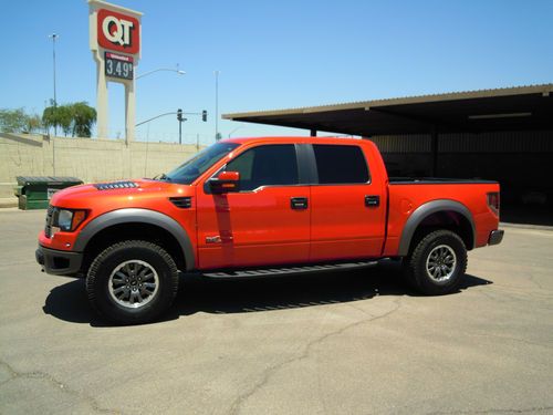 2011 ford f-150 svt raptor crew cab pickup 4-door 6.2l