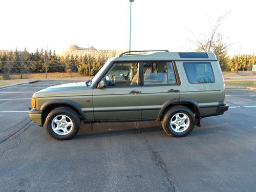 2001 land rover discovery hunter green loaded dual moon-roof leather power 70k