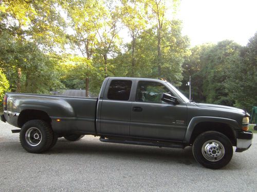 2002 chevrolet 3500 ext cab 2 wd dually duramax diesel 6 speed manual trans