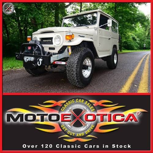 1978 toyota land cruiser fj 40-toyota 3b diesel upgrade-stunning restoration!