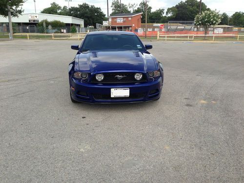 2013 Ford Mustang GT Coupe Premium 2-Door 5.0L (DEEP IMPACT BLUE), US $32,000.00, image 2