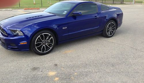 2013 Ford Mustang GT Coupe Premium 2-Door 5.0L (DEEP IMPACT BLUE), US $32,000.00, image 3