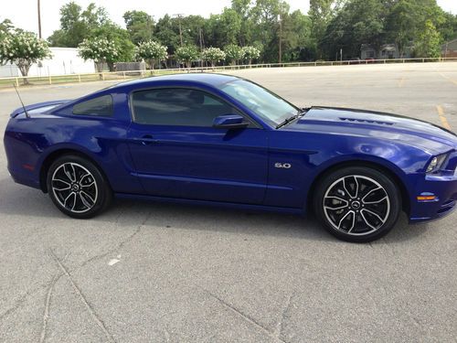 2013 Ford Mustang GT Coupe Premium 2-Door 5.0L (DEEP IMPACT BLUE), US $32,000.00, image 4