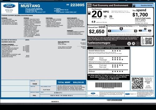 2013 Ford Mustang GT Coupe Premium 2-Door 5.0L (DEEP IMPACT BLUE), US $32,000.00, image 19