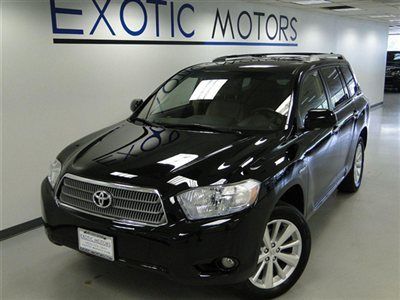 2008 toyota highlander limited hybrid awd!! rear-cam 3rd-row heated-sts moonroof