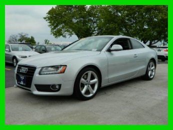 2009 audi a5  3.2l 09 v6 24v automatic awd coupe navigation silver black quattro