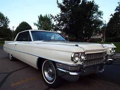 Beautiful - survivor 1963 cadillac 62 2dr. hardtop 99k actual a/c 390 v8 nice !!