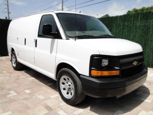 09 chevy express g1500 cargo work van 1 owner florida driven clean g2500 2500
