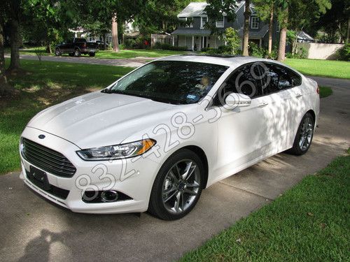 2013 ford  fusion titanium, fully loaded, navi, leather, moonroof, 2.0 ecoboost