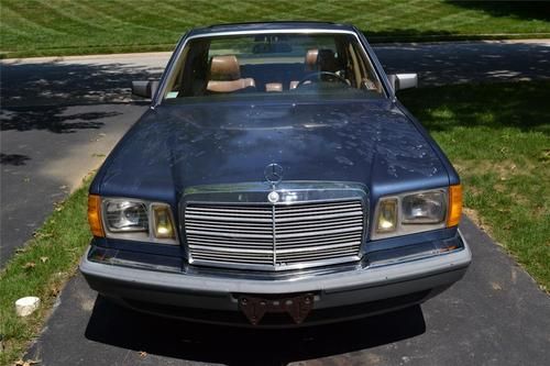 1984 mercedes-benz 300sd turbo diesel sedan w126  mb maintenance records