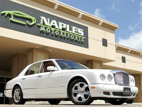 2005 bentley arnage r automatic 18" chrome wheels, navigation, homelink