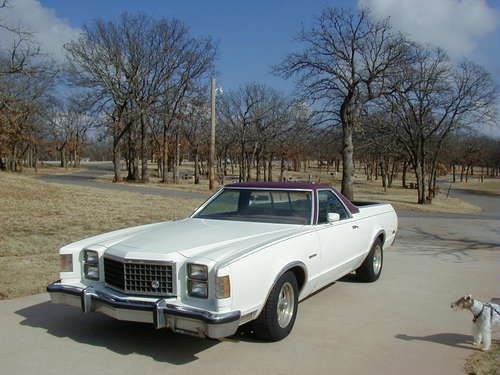 1979 ford ranchero 500 standard cab pickup 2-door 5.8l