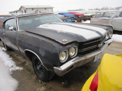 1970 chevrolet chevelle sport coupe solid project car great for restoration
