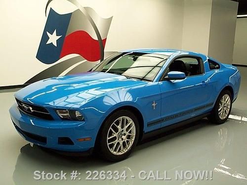 2012 ford mustang v6 premium pony auto leather 32k mi! texas direct auto