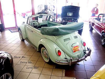 Show quality restored 1966 vw cabriolet *see video*