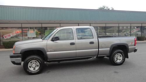 1 owner crew cab silverado k2500hd 4x4  6.6l v8 fi duramax turbo diesel