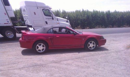 Red convertable