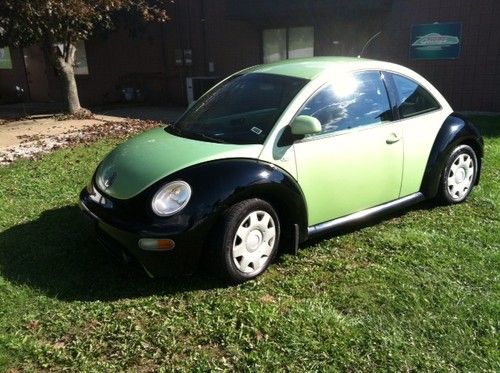 2000 volkswagen beetle gls hatchback 2-door rare diesel automatic 45+mpg!!!