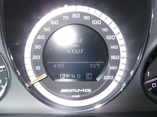 2009 mercedes-benz c63 amg 6.3l