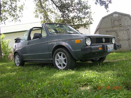 1985 volkswagen cabriolet convertible