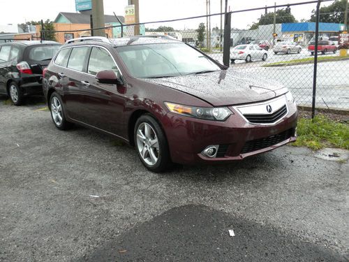 2012 acura tsx sports wagon k24 vtec needs rebuilt flood salvage free shipping