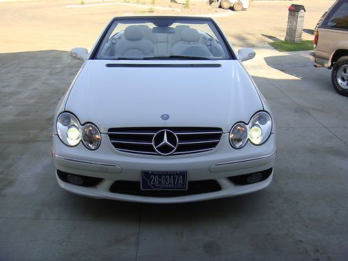 Wow 2005 mercedes clk500 convertible low miles low price! clk cabriolet no resrv