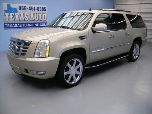 We finance!!!  2007 cadillac escalade esv awd roof nav 2 tv's leather texas auto