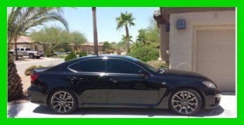 2009 lexus isf 5l v8 32v sedan premium sunroof leather navigation keyless start