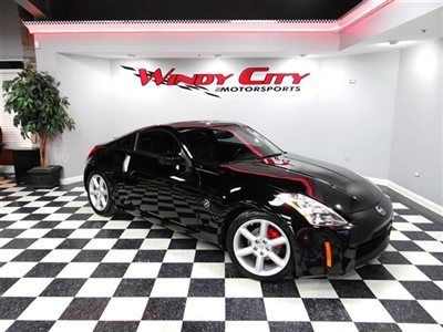 2003 nissan 350z coupe~touring pkg~6-speed~stock~adult owned~blk/blk~super clean
