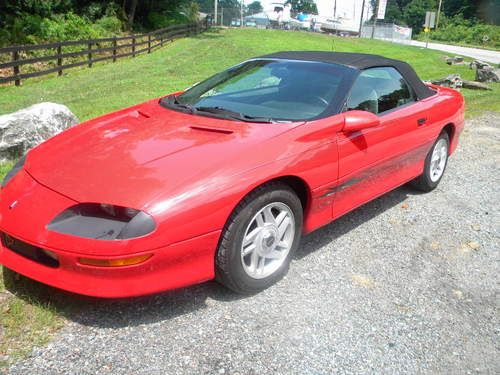 1996 chevrolet camaro rs convertible 2-door 3.8l