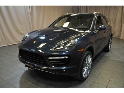 2012 porsche cayenne twin turbo suv 4.8l navigation all wheel drive   !