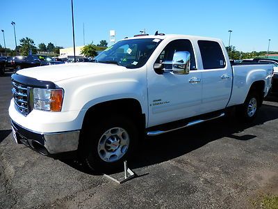 2009 gmc sierra slt crew cab 4x4 duramax diesel *1 owner truck*