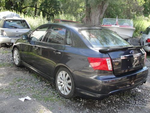 2008 08 subaru impreza wrx 72k 2.5l 5-speed rebuildable project salvage damaged